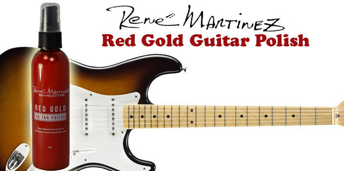 Red Gold Guitar Polish